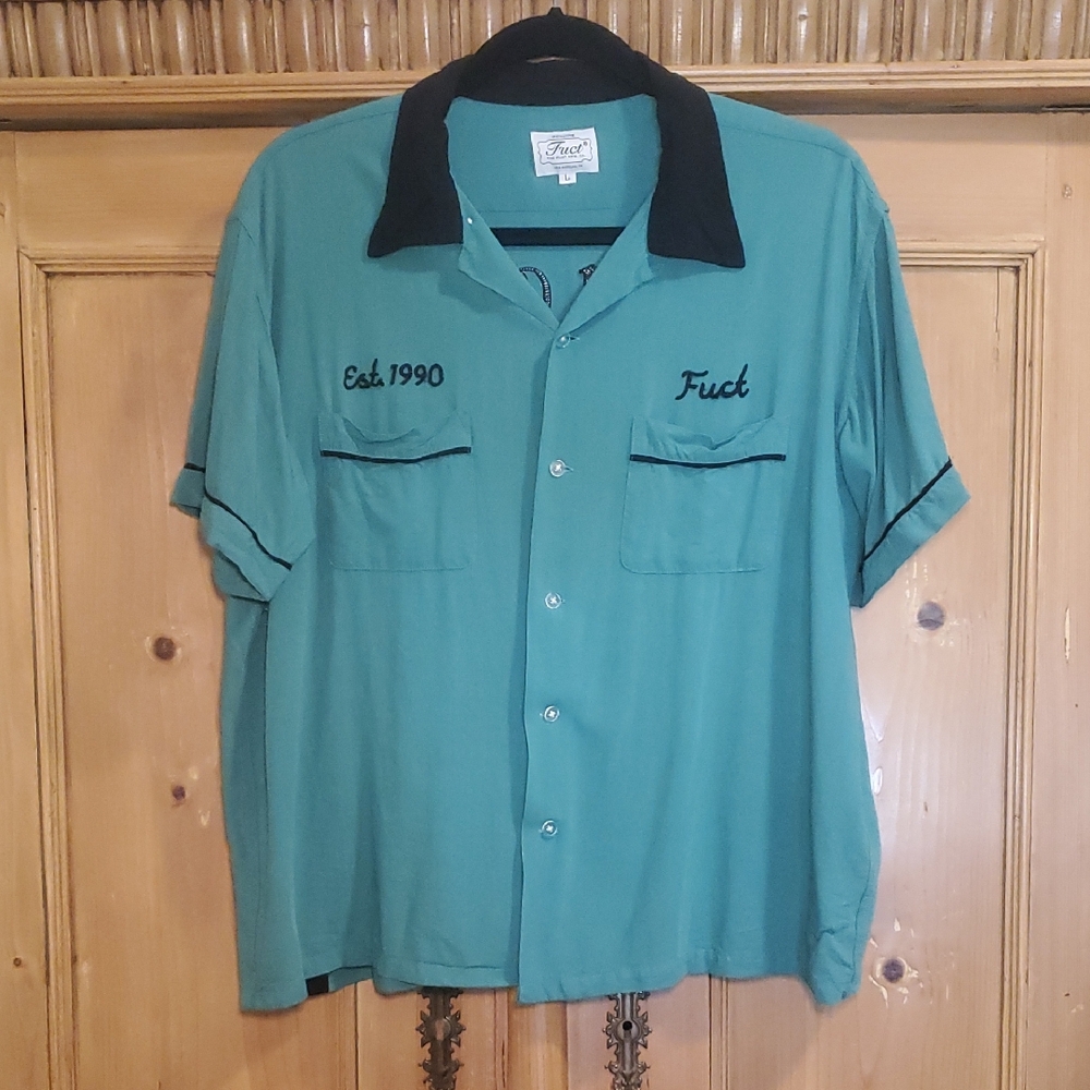 FUCT Red Devil Bowling Shirt - Picture 2 of 8
